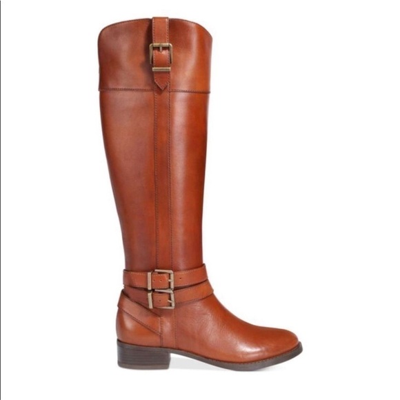 INC International Concepts Shoes - INC International Concept Frankii Leather Riding Boots Size 10 Women